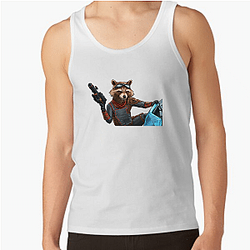 Rocket Raccoon Bounty Master tracker Rocket Raccoon Tank Tops