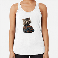 Rocket Raccoon Cyber Genetic marvel Rocket Raccoon Tank Tops