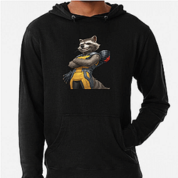 Rocket Raccoon Blaster Heavy firepower Rocket Raccoon Hoodies