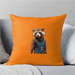 Rocket Raccoon Captain Tactical leader Rocket Raccoon Pillows Cover