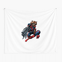 Rocket Raccoon Snark Witty attitude Rocket Raccoon Tapestries