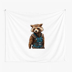 Rocket Raccoon Captain Tactical leader Rocket Raccoon Tapestries
