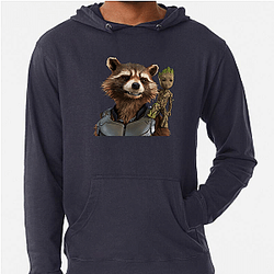 Rocket Raccoon Core Fierce loyalty Rocket Raccoon Hoodies
