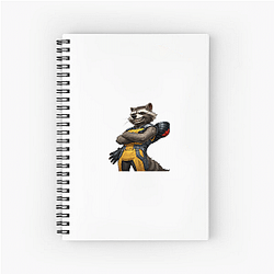 Rocket Raccoon Blaster Heavy firepower Rocket Raccoon Notebook