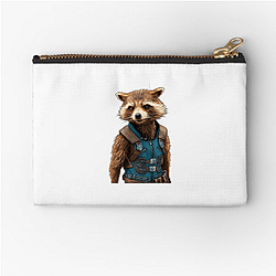 Rocket Raccoon Captain Tactical leader Rocket Raccoon Zipper Pouches
