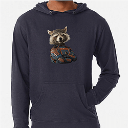 Rocket Raccoon Cyber Genetic marvel Rocket Raccoon Hoodies