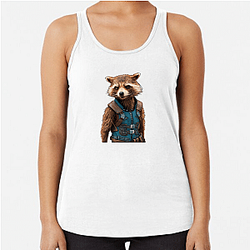 Rocket Raccoon Captain Tactical leader Rocket Raccoon Tank Tops