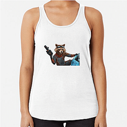 Rocket Raccoon Bounty Master tracker Rocket Raccoon Tank Tops