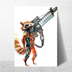 Rocket Raccoon Tech Engineering genius Rocket Raccoon Posters