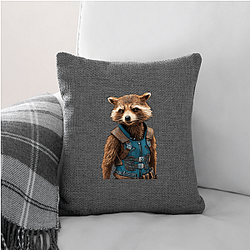 Rocket Raccoon Captain Tactical leader Rocket Raccoon Pillows Cover
