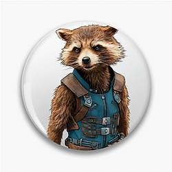 Rocket Raccoon Captain Tactical leader Rocket Raccoon Pins