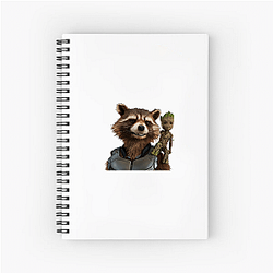 Rocket Raccoon Core Fierce loyalty Rocket Raccoon Notebook