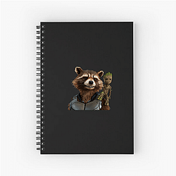 Rocket Raccoon Core Fierce loyalty Rocket Raccoon Notebook