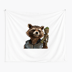 Rocket Raccoon Core Fierce loyalty Rocket Raccoon Tapestries