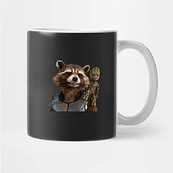 Rocket Raccoon Core Fierce loyalty Rocket Raccoon Mugs