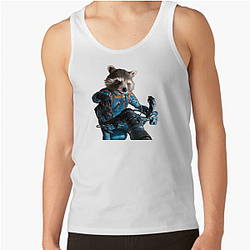 Rocket Raccoon Pilot Expert flyer Rocket Raccoon Tank Tops