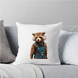 Rocket Raccoon Captain Tactical leader Rocket Raccoon Pillows Cover
