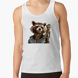 Rocket Raccoon Core Fierce loyalty Rocket Raccoon Tank Tops