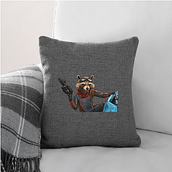 Rocket Raccoon Bounty Master tracker Rocket Raccoon Pillows Cover