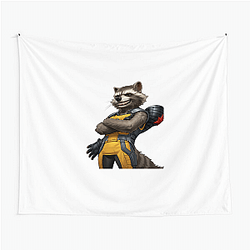 Rocket Raccoon Blaster Heavy firepower Rocket Raccoon Tapestries