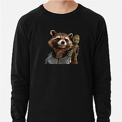 Rocket Raccoon Core Fierce loyalty Rocket Raccoon Sweatshirts