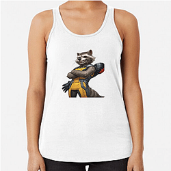 Rocket Raccoon Blaster Heavy firepower Rocket Raccoon Tank Tops