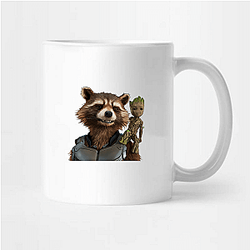 Rocket Raccoon Core Fierce loyalty Rocket Raccoon Mugs