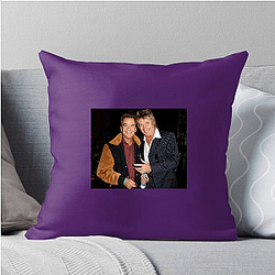 Rod Stewart is known for his distinctive raspy voice Rod Stewart Pillows Cover