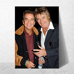 Rod Stewart is known for his distinctive raspy voice Rod Stewart Posters