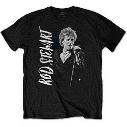 Men's Rod Stewart Slim Fit T-Shirt Large Black