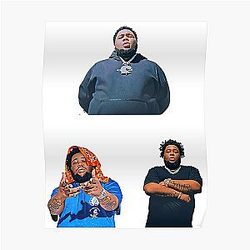 Rod Wave Stickers / Long Sleeve Poster RB1509 [ID555605]