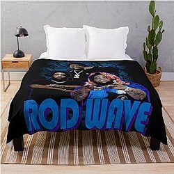 Rod Wave Vintage Bootleg 90s Throw Blanket RB1509 [ID555708]