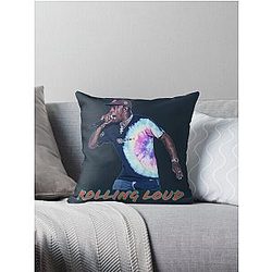 Rolling Loud Cap Throw Pillow