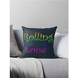 Rolling Loud Cap Throw Pillow