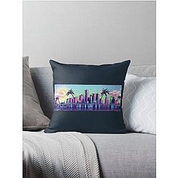 ROLLING LOUD ON FIRE NYC 2019 Cap Throw Pillow