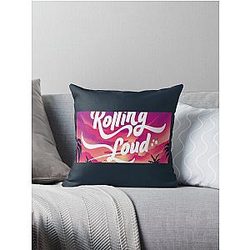 Rolling Loud Festival Cap Throw Pillow