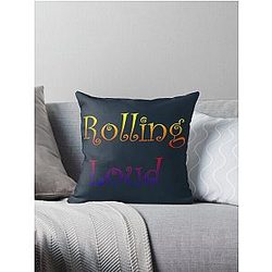 Rolling Loud Cap Throw Pillow