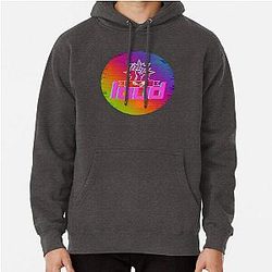 Rolling Loud Trippy Colorful Rapper Mic Multi-Color 420 Pullover Hoodie
