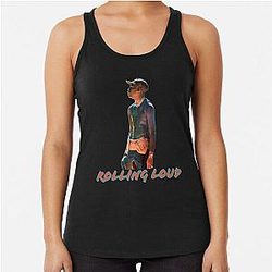 Rolling Loud Cap Racerback Tank Top