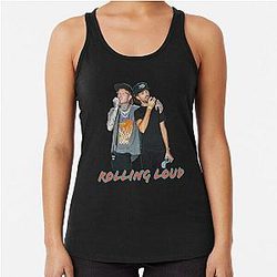 Rolling Loud Cap Racerback Tank Top