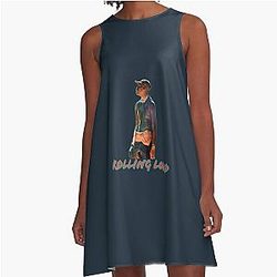 Rolling Loud Cap A-Line Dress