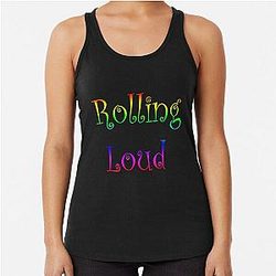 Rolling Loud Cap Racerback Tank Top