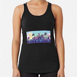 ROLLING LOUD ON FIRE NYC 2019 Cap Racerback Tank Top