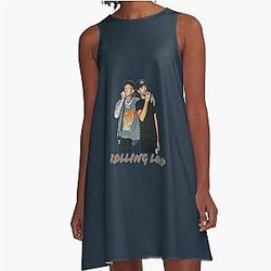 Rolling Loud Cap A-Line Dress