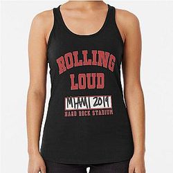 Miami 2019 Rolling Loud Music Festival Essential Racerback Tank Top