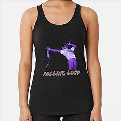 Rolling Loud Cap Racerback Tank Top