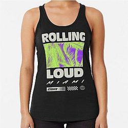 Rolling Loud Coconut Tree Classic Racerback Tank Top