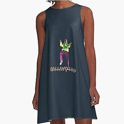 Rolling Loud Cap A-Line Dress