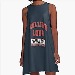 Miami 2019 Rolling Loud Music Festival Essential A-Line Dress