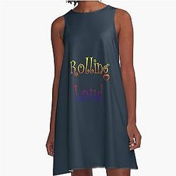 Rolling Loud Cap A-Line Dress